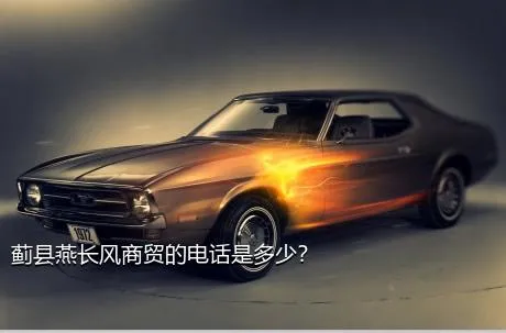 蓟县燕长风商贸的电话是多少？