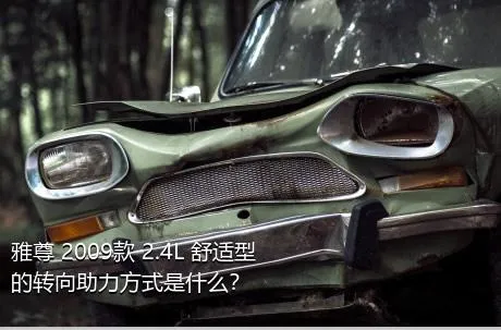 雅尊 2009款 2.4L 舒适型的转向助力方式是什么？