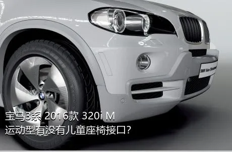 宝马3系 2016款 320i M运动型有没有儿童座椅接口？