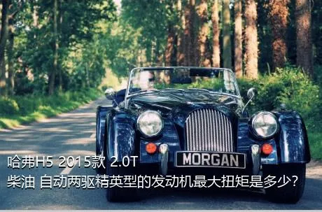 哈弗H5 2015款 2.0T 柴油 自动两驱精英型的发动机最大扭矩是多少？