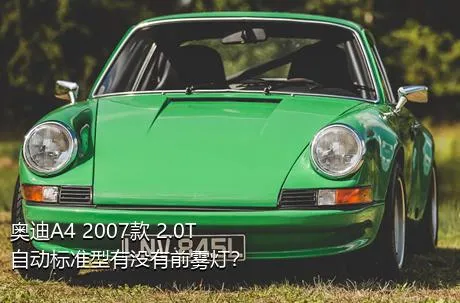 奥迪A4 2007款 2.0T 自动标准型有没有前雾灯？