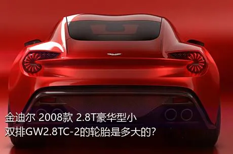 金迪尔 2008款 2.8T豪华型小双排GW2.8TC-2的轮胎是多大的？