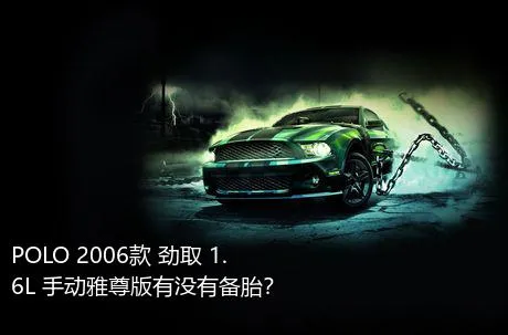 POLO 2006款 劲取 1.6L 手动雅尊版有没有备胎？