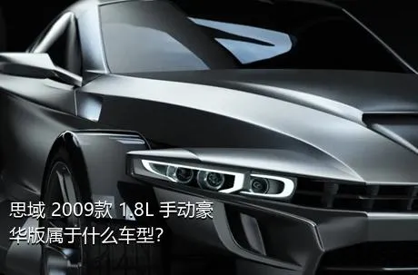 思域 2009款 1.8L 手动豪华版属于什么车型？