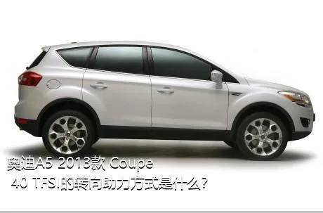 奥迪A5 2013款 Coupe 40 TFSI的转向助力方式是什么？