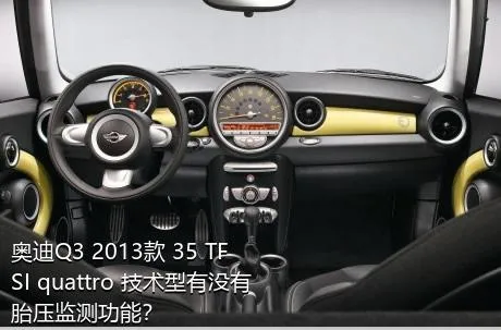 奥迪Q3 2013款 35 TFSI quattro 技术型有没有胎压监测功能？
