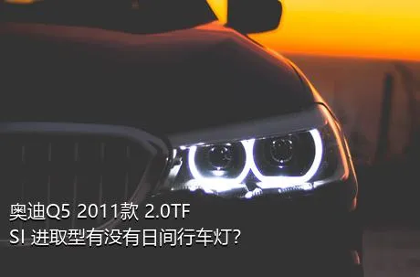 奥迪Q5 2011款 2.0TFSI 进取型有没有日间行车灯？