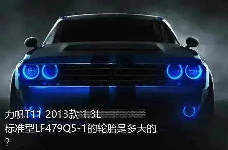 力帆T11 2013款 1.3L标准型LF479Q5-1的轮胎是多大的？