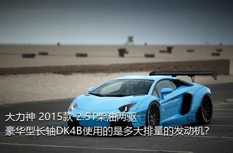 大力神 2015款 2.5T柴油两驱豪华型长轴DK4B使用的是多大排量的发动机？