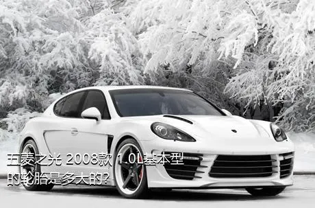 五菱之光 2008款 1.0L基本型的轮胎是多大的？