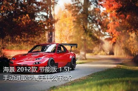 海景 2012款 节能版 1.5L 手动进取型属于什么车型？