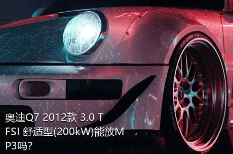 奥迪Q7 2012款 3.0 TFSI 舒适型(200kW)能放MP3吗？