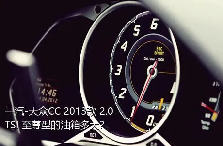 一汽-大众CC 2013款 2.0TSI 至尊型的油箱多大？