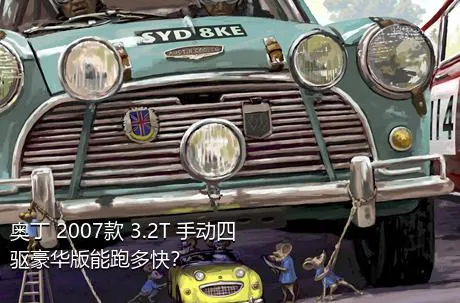 奥丁 2007款 3.2T 手动四驱豪华版能跑多快？