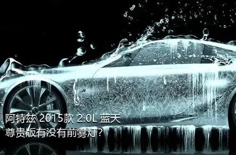 阿特兹 2015款 2.0L 蓝天尊贵版有没有前雾灯？