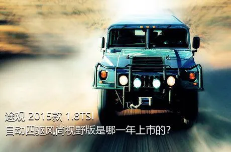 途观 2015款 1.8TSI 自动四驱风尚视野版是哪一年上市的？