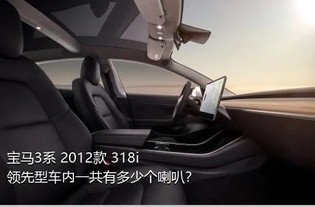 宝马3系 2012款 318i 领先型车内一共有多少个喇叭？