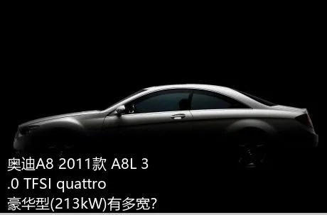 奥迪A8 2011款 A8L 3.0 TFSI quattro豪华型(213kW)有多宽？