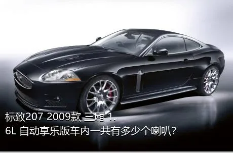 标致207 2009款 三厢 1.6L 自动享乐版车内一共有多少个喇叭？