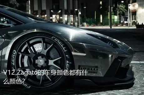 V12 Zagato的车身颜色都有什么颜色？