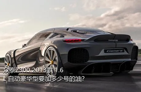 众泰Z300 2013款 1.6L 自动豪华型要加多少号的油？