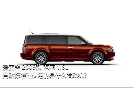 爱丽舍 2009款 两厢 1.6L 自动标准型使用的是什么发动机？