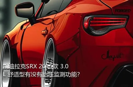 凯迪拉克SRX 2015款 3.0L 舒适型有没有胎压监测功能？