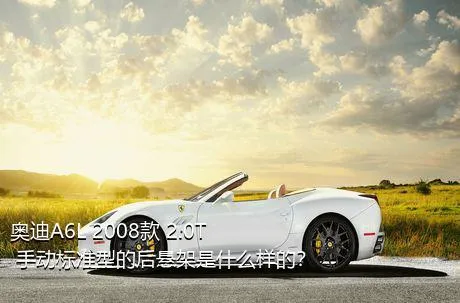 奥迪A6L 2008款 2.0T 手动标准型的后悬架是什么样的？