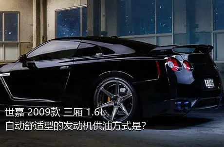 世嘉 2009款 三厢 1.6L 自动舒适型的发动机供油方式是？