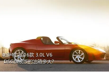 帕萨特 2016款 3.0L V6 DSG旗舰版的油箱多大？