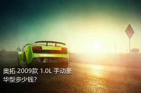 奥拓 2009款 1.0L 手动豪华型多少钱？