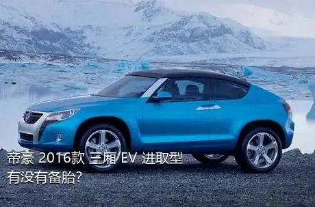 帝豪 2016款 三厢 EV 进取型有没有备胎？