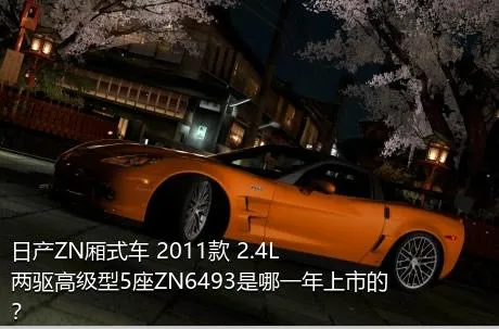 日产ZN厢式车 2011款 2.4L两驱高级型5座ZN6493是哪一年上市的？