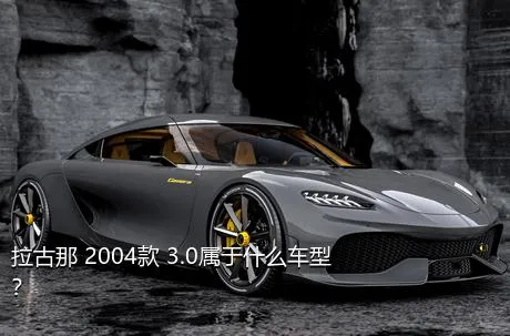 拉古那 2004款 3.0属于什么车型？