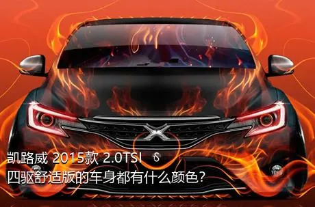 凯路威 2015款 2.0TSI 四驱舒适版的车身都有什么颜色？