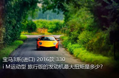 宝马3系(进口) 2016款 330i M运动型 旅行版的发动机最大扭矩是多少？