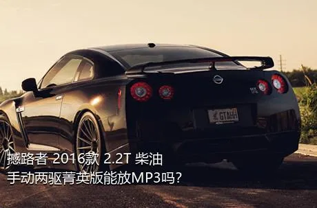 撼路者 2016款 2.2T 柴油手动两驱菁英版能放MP3吗？