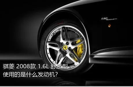 骐菱 2008款 1.6L 舒适型使用的是什么发动机？