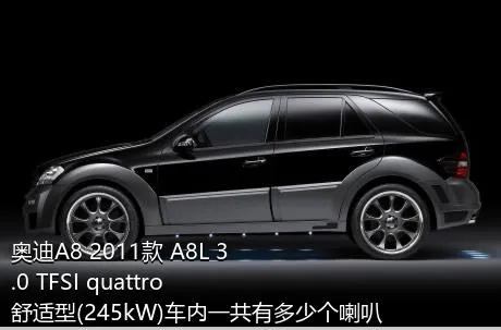 奥迪A8 2011款 A8L 3.0 TFSI quattro舒适型(245kW)车内一共有多少个喇叭？