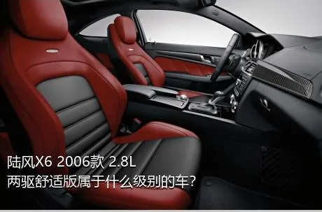 陆风X6 2006款 2.8L 两驱舒适版属于什么级别的车？