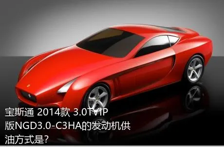 宝斯通 2014款 3.0TVIP版NGD3.0-C3HA的发动机供油方式是？